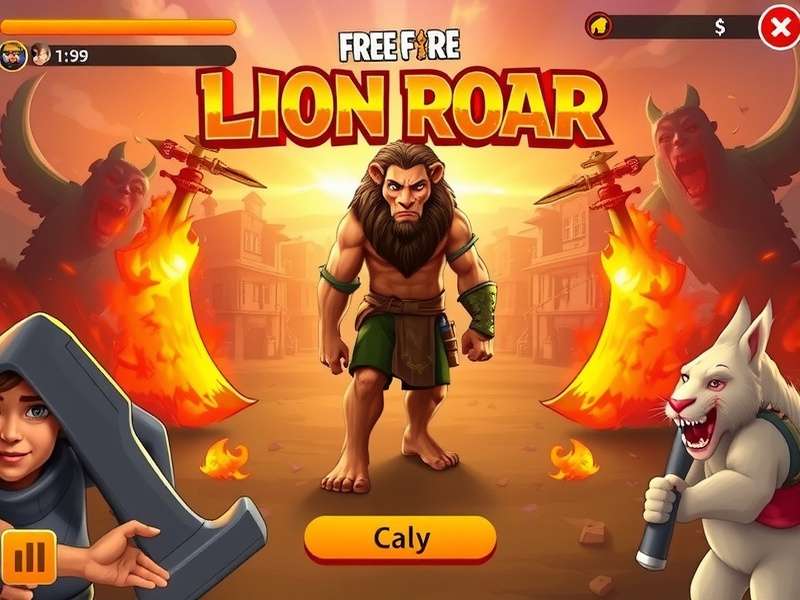 Free Fire Lion Roar gameplay screenshot